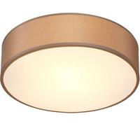 Monzana Plafonnier moderne 40W rond | Couleur taupe, lampe 40W (ampoule non incluse), douille E27 e protection IP20, plafonnier polyvalent