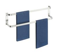 Mooche Double Barre Porte-Serviettes Mural, INOX SUS304, 60 cm, Brossé | Porte-serviette antirouille, avec un espace de ventilation suffisant ; idéal pour cuisine, salle de bains et buanderie