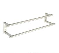 Mooche Double Porte-Serviettes Mural 60 cm,en SUS304, Brossé | Barres Porte-Serviettes Support Mural, en SUS304 Acier Inoxydable, Porte Serviette de Bain Antirouille et Durable