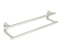 Mooche Double Porte-serviettes Mural 60 cm,en SUS304, Chrome | Barres Porte-Serviettes Support Mural, Porte Serviette de Bain Antirouille et Durable