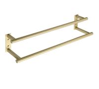 Mooche Double Porte-Serviettes Mural 60 cm,en SUS304, Doré | Barres Porte-Serviettes Support Mural, en SUS304 Acier Inoxydable, Porte Serviette de Bain Antirouille et Durable