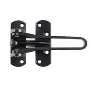 Mooche Verrou Interieures, Chaînes de Porte de Sécurité, Noir Mat | Verrou Portail Exterieur Pratique, Loquet Porte en Alliage de Zinc Barre Pivotante