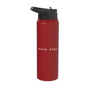 Mood Dogs - Amant des chiens minimalistes et drôles Stainless Steel Insulated Water Bottle