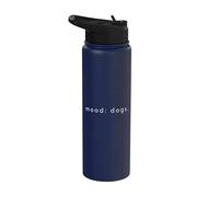 Mood Dogs - Amant des chiens minimalistes et drôles Stainless Steel Insulated Water Bottle