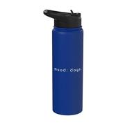 Mood Dogs - Amant des chiens minimalistes et drôles Stainless Steel Insulated Water Bottle