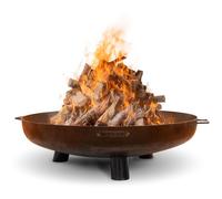 MOODZ Outdoor Living Brasero Feet & Handle 60 cm - Brasero Exterieur - Barbecue Brasero - 60x60x23.5 cm