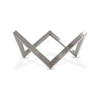 MOODZ Outdoor Living Pieds pour brasero - Support pour brasero - Design élégant (Type 1 Ø80, Acier Inoxydable)