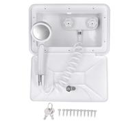 MOOILKO Kit de Douche extérieure avec Tuyau rétractable 1,5 m et Robinet extérieur Universel for Camping-Car, Bateau Intérieur de la Cabine