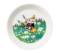 Moomin Arabia Assiette Moomin Little My in the Meadow Blanc-multi