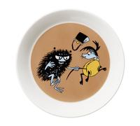Moomin Arabia Assiette Moomin Stinky in action Marron
