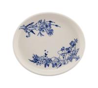 Moomin Arabia Assiette ovale Mumin Haru 16 cm Bleu-blanc