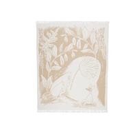 Moomin Arabia Plaid en coton Moomin 130x170 cm Beige