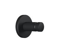 Moon crocher de salle de bain en métal, fixation sans vis, noir (40563-00000-00)