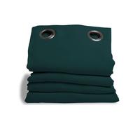 Moondream DecibelControl™ Rideau Anti-Bruit 3en1 | Isolation Phonique | Thermique Hiver+Été | 100% Occultant | Technologie Brevetée | Fabrication UE | Oeillets | Vert MC228 | 140L x 260H cm
