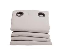 Moondream DecibelControl™ Rideau Anti-Bruit 3en1 | Isolation Phonique | Thermique Hiver+Été | 100% Occultant | Technologie Brevetée | Fabrication UE | Oeillets | Gris MC17 | 140L x 260H cm