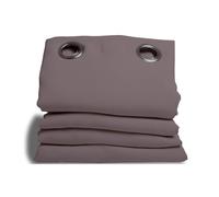 Moondream DecibelControl™ Rideau Anti-Bruit 3en1 | Isolation Phonique | Thermique Hiver+Été | 100% Occultant | Technologie Brevetée | Fabrication UE | Oeillets | Gris MC7305 | 140L x 180H cm