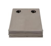 Moondream DecibelControl™ Rideau Anti-Bruit 3en1 | Isolation Phonique | Thermique Hiver+Été | 100% Occultant | Technologie Brevetée | Fabrication UE | Velours | Oeillets | Gris MC740 | 130L x 250H cm
