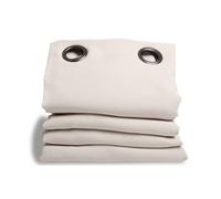 Moondream DecibelControl™ Rideau Anti-Bruit 3en1 | Isolation Phonique | Thermique Hiver+Été | 100% Occultant | Technologie Brevetée | Fabrication UE | Oeillets | Beige MC636 | 135L x 250H cm