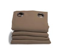 Moondream DecibelControl™ Rideau Anti-Bruit 3en1 | Isolation Phonique | Thermique Hiver+Été | 100% Occultant | Technologie Brevetée | Fabrication UE | Oeillets | Gris MC740 | 135L x 250H cm