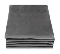 Moondream DecibelControl™ Rideau Anti-Bruit 3en1 | Isolation Phonique | Thermique Hiver+Été | Occultant | Technologie Brevetée | UE | Velours | Galon fronceur | Gris MC09 | 130L x 260H cm