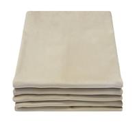 Moondream DecibelControl™ Rideau Séparateur Pièce Anti-Bruit 4en1 | Phonique | Thermique | Occultant | Technologie Brevetée | Fabrication UE | Velours | Galon fronceur | Beige MC15 | 135L x 250H cm