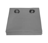 Moondream Rideau Occultant Total, Protection Lumière 100% Opaque, Tissu Enduit, Oeko-Tex, Dream Gris - Stratus, 135 x 250 (LxH) cm, Œillets (1 Rideau)