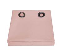 Moondream Rideau Occultant Total, Protection Lumière 100% Opaque, Tissu Enduit, Oeko-Tex, Dream Rose - Vieux Rose, 135 x 250 (LxH) cm, Œillets (1 Rideau)
