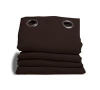 Moondream Rideau Phonique Thermique Occultant - Oeillets - Origins, Marron Mc610