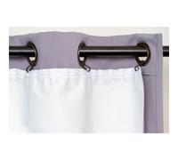 Moondream ThermActiv® Doublure Thermique Hiver+Été pour Rideaux 2en1 | Isolant Anti-Chaleur et Anti-Froid | 100% Occultante | Fabrication UE | Fixation par Crochets | Blanc MC720 | 135L x 240H cm