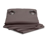 Moondream ThermActiv® Rideau Thermique Hiver+Été 2en1 | Isolant Anti-Chaleur et Anti-Froid | Occultant | Technologie Brevetée | Fabrication UE | Oeillets | Gris MC7305 | 140L x 260H cm