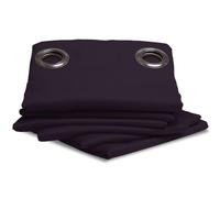 Moondream ThermActiv® Rideau Thermique Hiver+Été 2en1 | Isolant Anti-Chaleur et Anti-Froid | Occultant | Technologie Brevetée | Fabrication UE | Oeillets | Violet MC333 | 140L x 260H cm