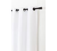 Moondream ThermActiv® Rideau Thermique Hiver+Été | Isolant Anti-Chaleur et Anti-Froid | Technologie Brevetée | Fabrication UE | Oeillets | Blanc MC720 | 130L x 250H cm