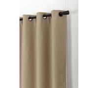 Moondream ThermActiv® Rideau Thermique Hiver+Été | Isolant Anti-Chaleur et Anti-Froid | Technologie Brevetée | Fabrication UE | Oeillets | Beige MC8220 | 130L x 250H cm