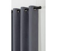 Moondream ThermActiv® Rideau Thermique Hiver+Été | Isolant Anti-Chaleur et Anti-Froid | Technologie Brevetée | Fabrication UE | Oeillets | Gris | 130L x 250H cm