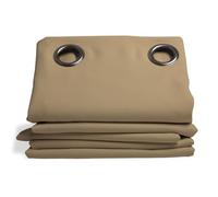 Moondream WaveControl™ Rideau Anti-Ondes 2en1 | Isolation Contre Téléphones+Wi-FI+Bluetooth+Antennes Relais | Occultant | Fabrication UE | Oeillets | Beige MC8220 | 130L x 260H cm