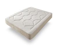 Moonia Matelas Memory Royal Multizone Adaptabilité Totale Effet Nuage Fermeté réversible 80x190 cm Blanc