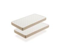 Moonia Matelas pour enfants DuoSystem Ouate Viscosoft Fermeté moyenne/élevée Haute durabilité Très durable 70x190