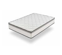Moonia Matelas Premium Hotel Edition Confort personnalisés Memory Foam 135X190cm Blanc