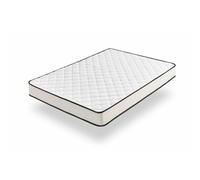 Moonia Matelas Slim Max Haute Durabilité Anti-acariens 135 X 200cm Blanc