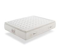 Moonia Matelas King Premier Multizone 12 zones DuoSystem mousse à mémoire 140x200 27 cm