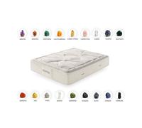 Moonia Ressorts Ensanchés Matelas Biocrystal Gold 27 cm 80X190 cm Fermeté moyenne