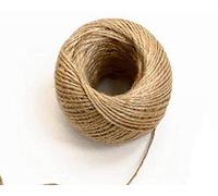 MoonyLI Bobine de Ficelle de Jute Mèche de Chanvre Ficelle de Jute Naturelle Ficelle Marron Corde de Jute 1 mm / 1,5 mm / 2 mm / 3 mm / 4 mm