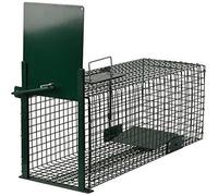 Moorland Piege de capture 60x23x23cm infaillible Cage Pour Animaux lapin, rat - Simple à utiliser - Avec une entrée 5001