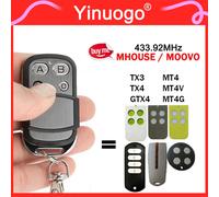 MOOVO/MHOUSE - télécommande de porte, 433.92MHz, Code roulant, Compatible avec MOOVO MT4 MT4V MT4G MHOUSE TX3 TX4 GTX4 3pcs YNG804