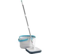 Mop avec seau - Set nettoyant pour sol - Nettoyage hygiénique - Système d'eau séparé - Poignée de 130 cm - Multicolore