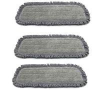 Mop Pads, 3 Piece Microfiber Mop Cover for All Floor Types, Replacement Floor Mop Cover 42x14.6cm for All Spray Mops and Developer