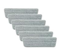 Mop Remplacement des Tampons Paquet de 6 tampons vadrouille en microfibre | Recharges de tampons de nettoyage à sec et humide for la plupart des vadrouilles vaporisées