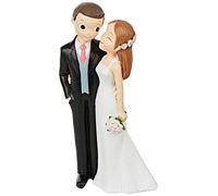 Mopec Figurine pastel Pop & Fun mariés amoureux 21 cm, blanc, taille unique