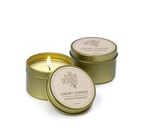 Mopec HI3 Lot de 6 bougies parfumées jasmin en pot métallique Ø6 x 4 cm.