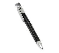 Mopec K15 Lot de 6 stylos multi-fonctions noirs, 6 fonctions différentes
